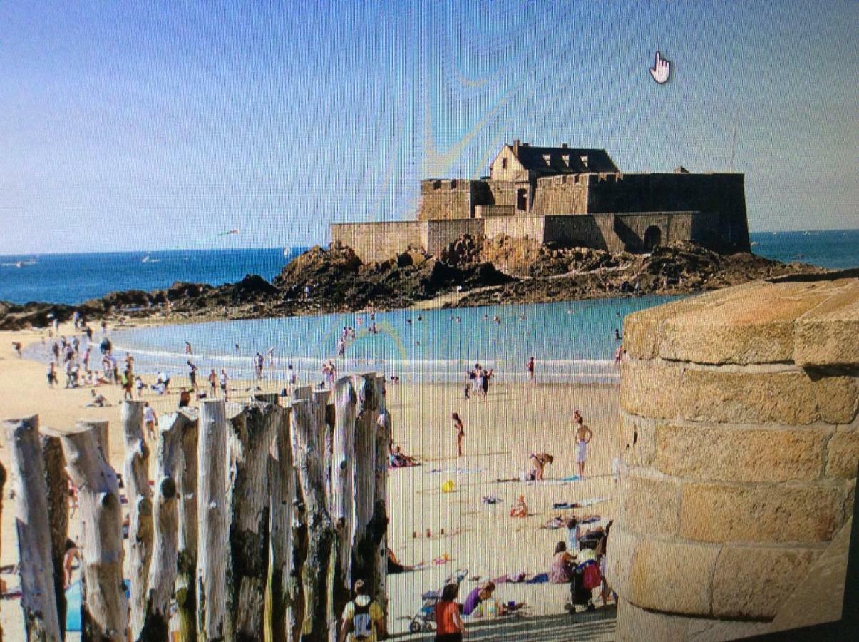 Le Dauphine 20M De La Plage 생말로 외부 사진